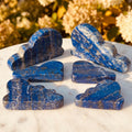 Lapis Lazuli Cloud Shape Carving (Mixed Sizes)